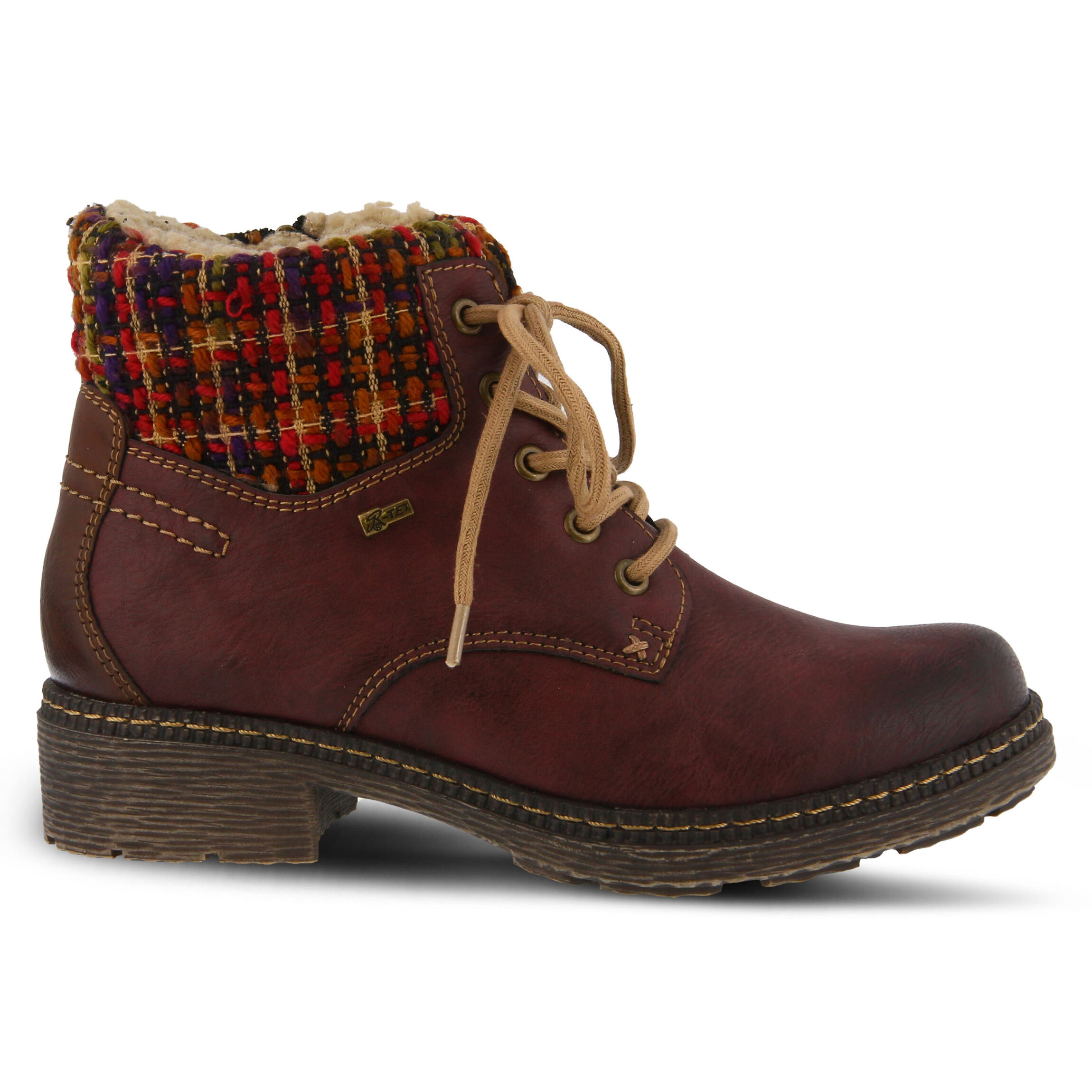 SPRING STEP Marylee Women's Boots (Red Faux Leather)