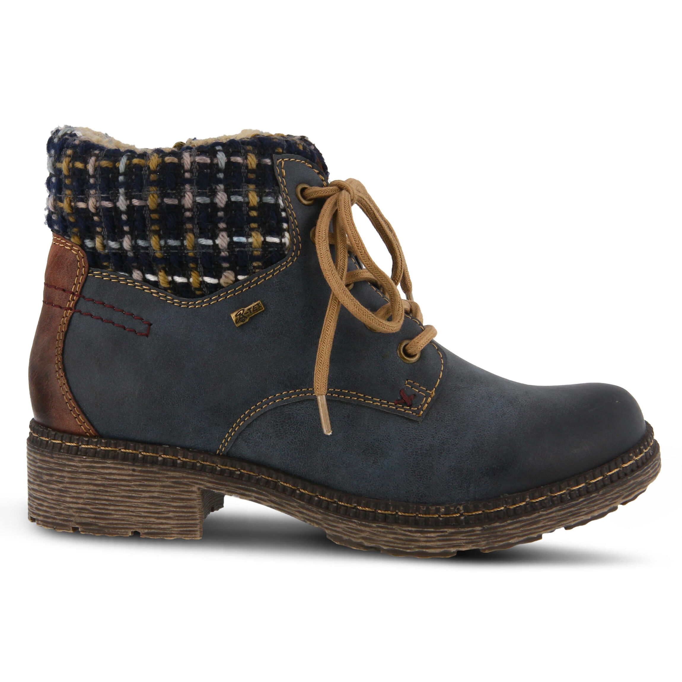 SPRING STEP Marylee Women's Boots (Blue Faux Leather)