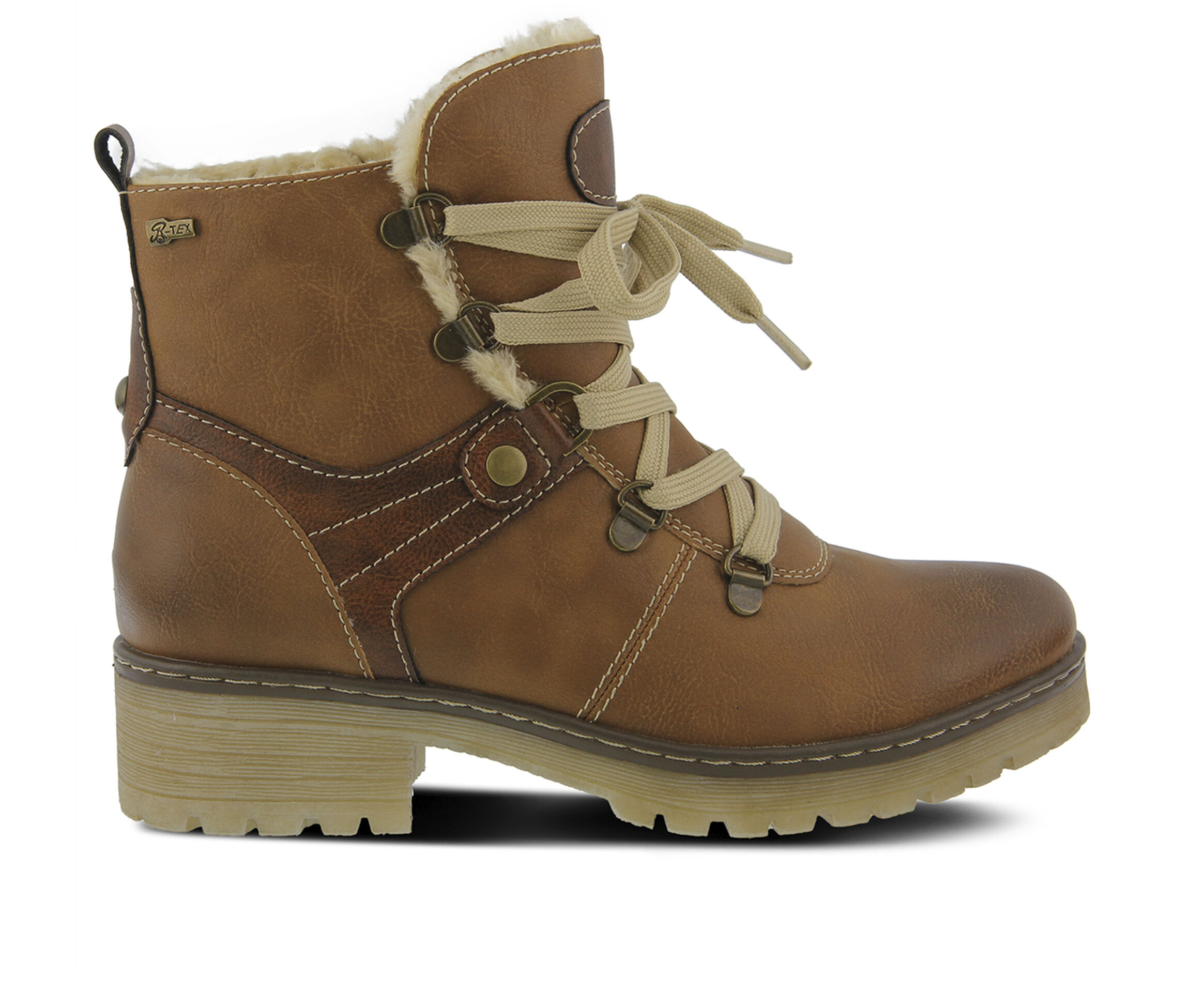 SPRING STEP Micah Women's Boots (Brown Faux Leather)