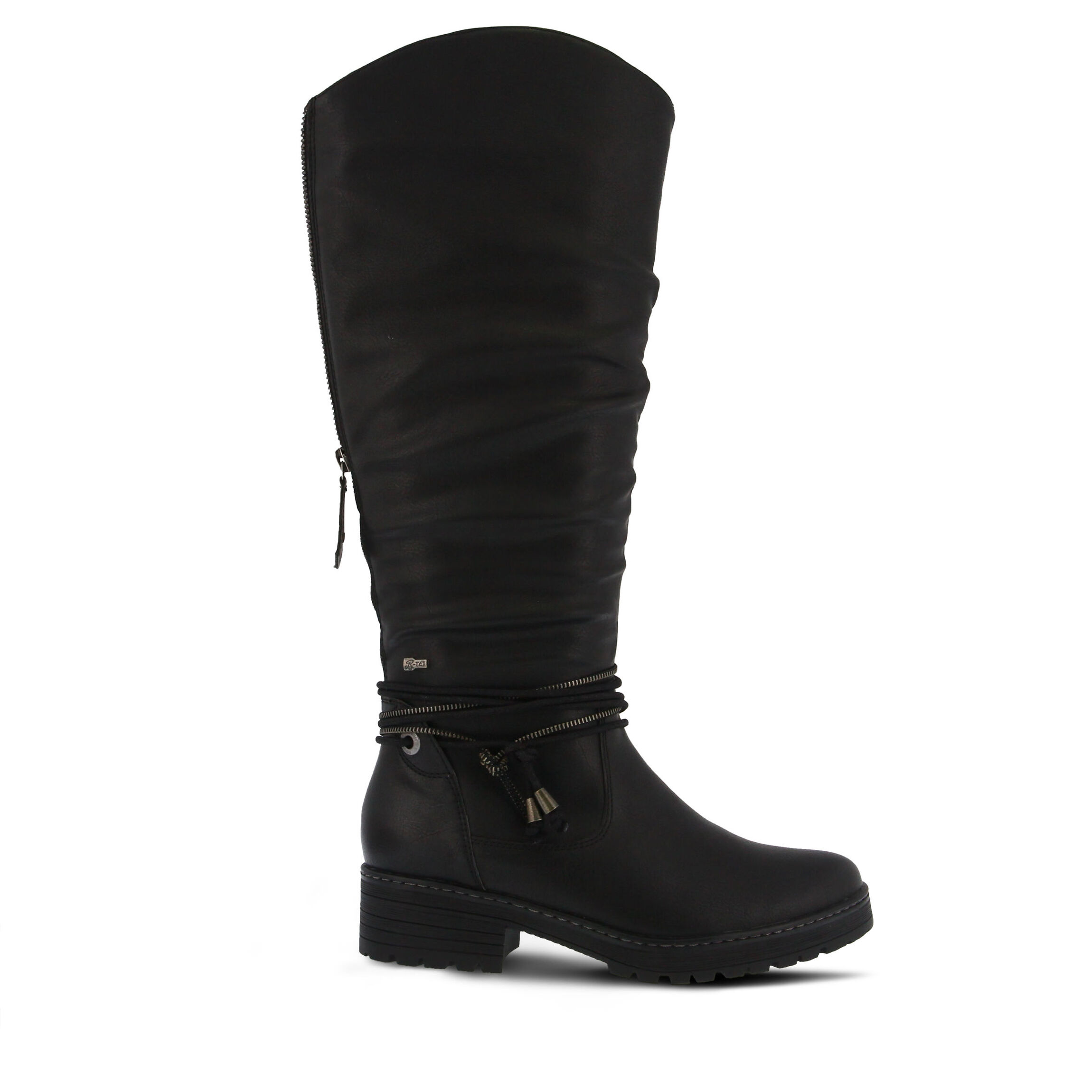 SPRING STEP Vanquish Women's Boots (Black Faux Leather)