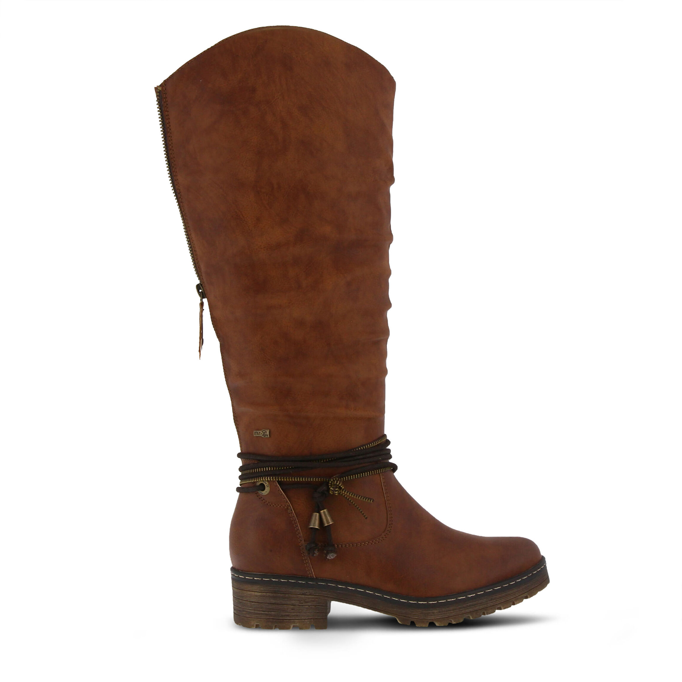 SPRING STEP Vanquish Women's Boots (Brown Faux Leather)
