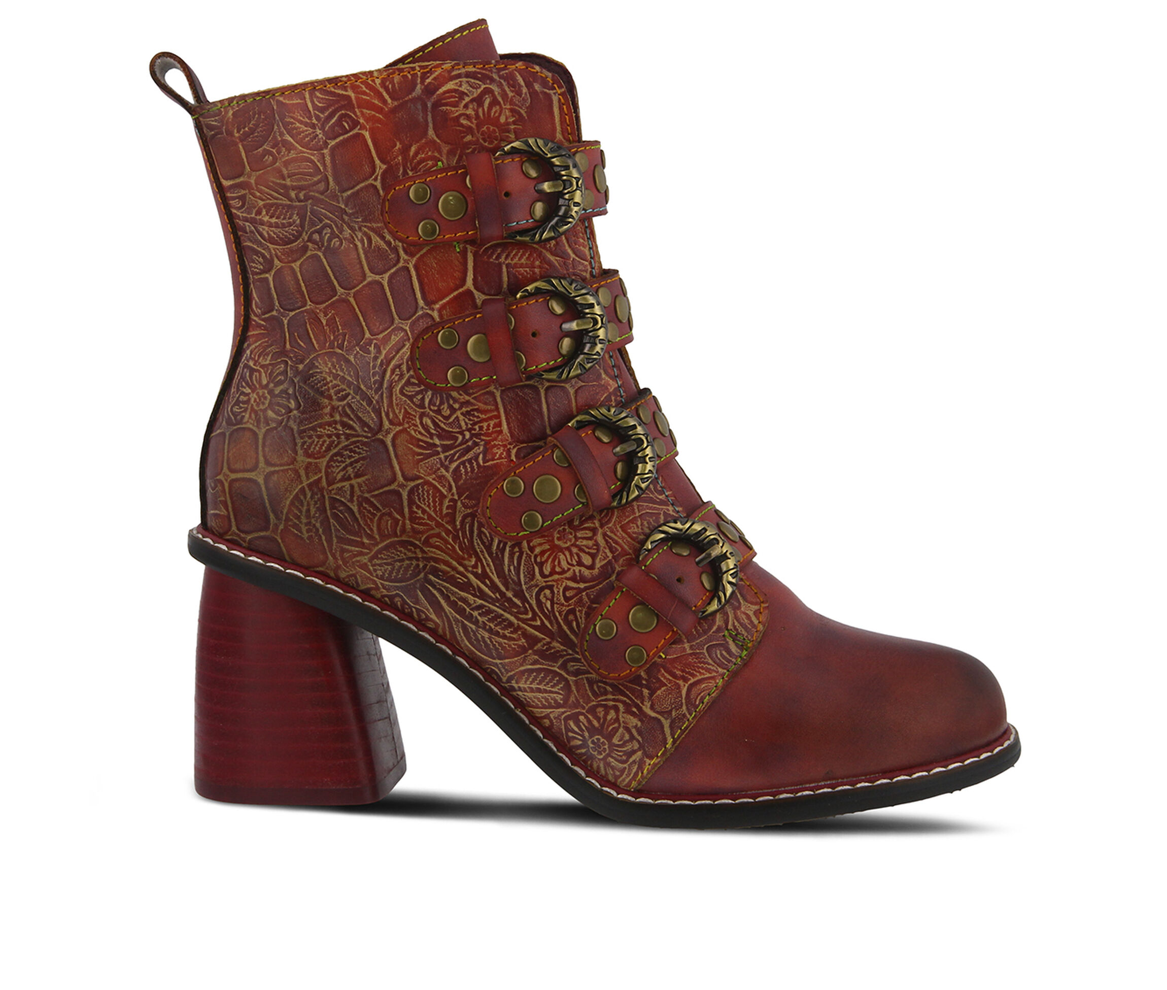 L'Artiste Wonderland Women's Boots (Red Leather)