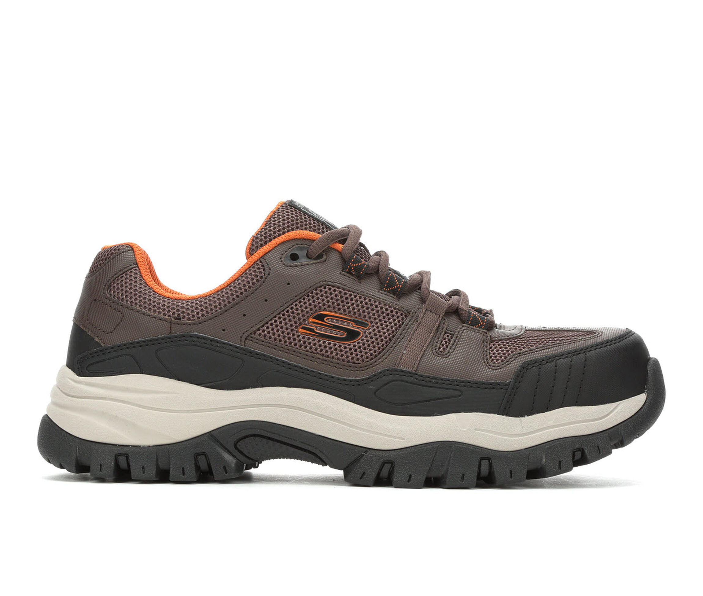 Skechers Work Kerkade Steel Toe Waterproof 77505 Men's Boots (Brown Faux Leather)