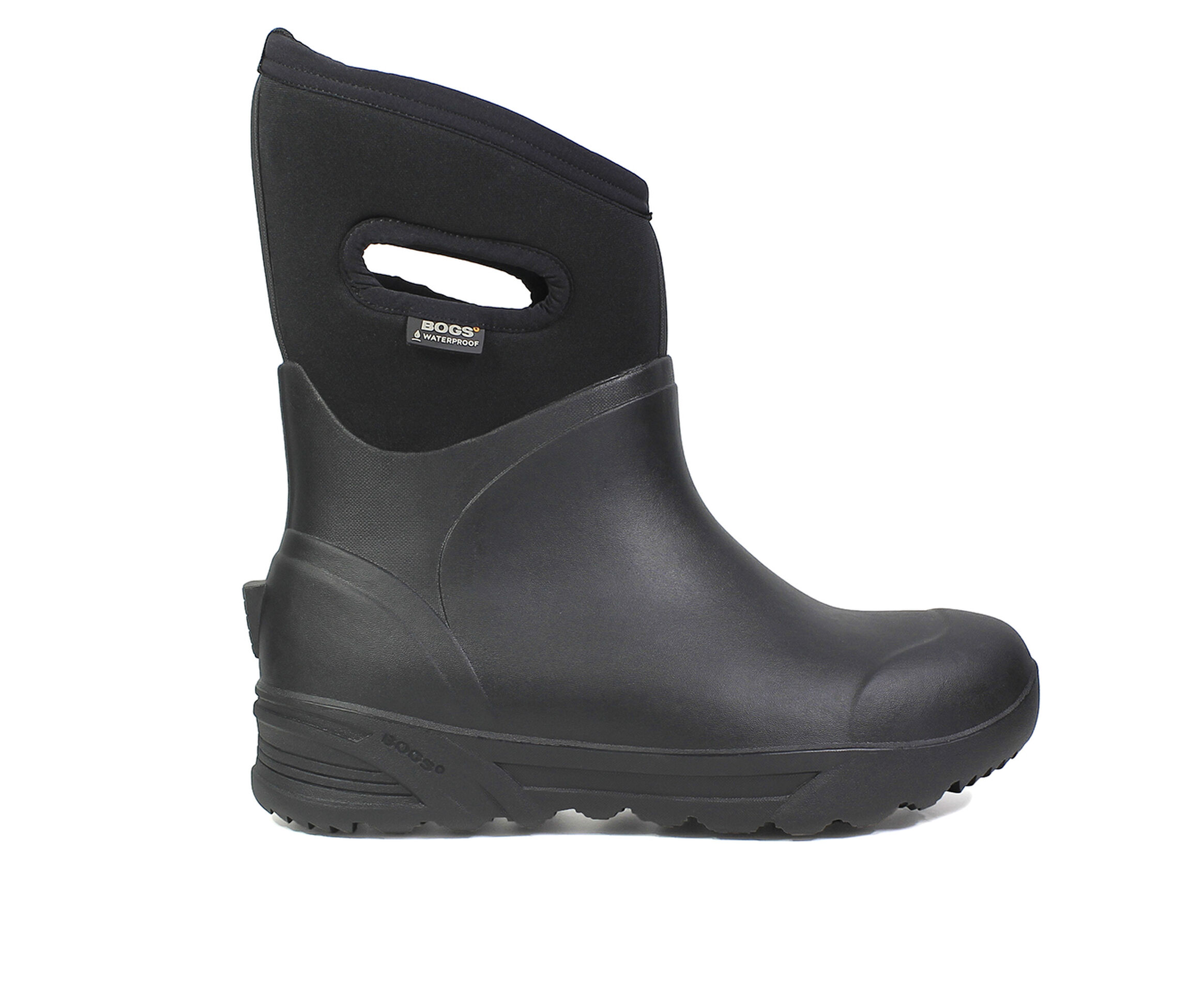 Bogs Footwear Bozeman Mid Insulated Waterproof Boots Men's Boots (Black Fabric)