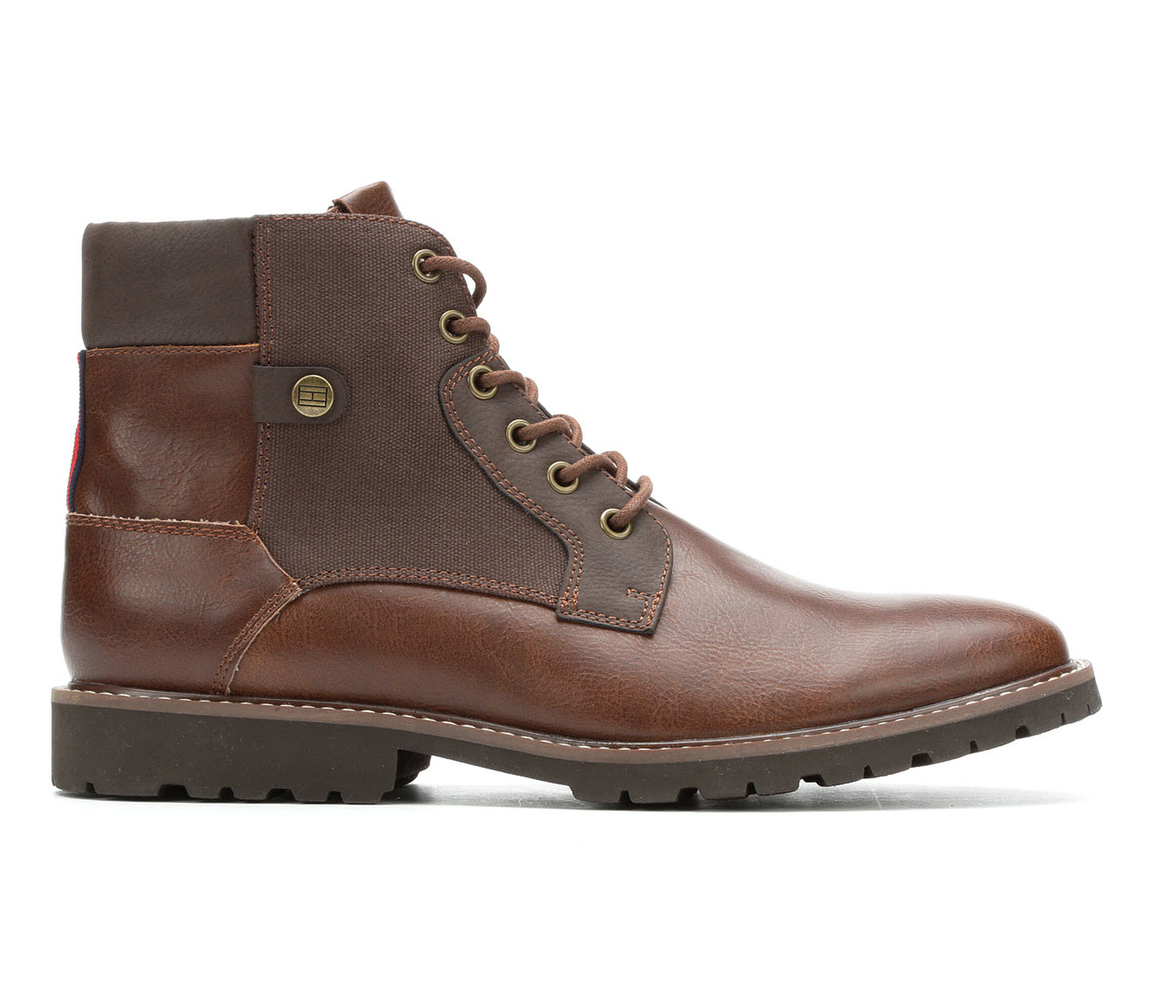 Tommy Hilfiger Bantel Men's Boots (Brown Faux Leather)