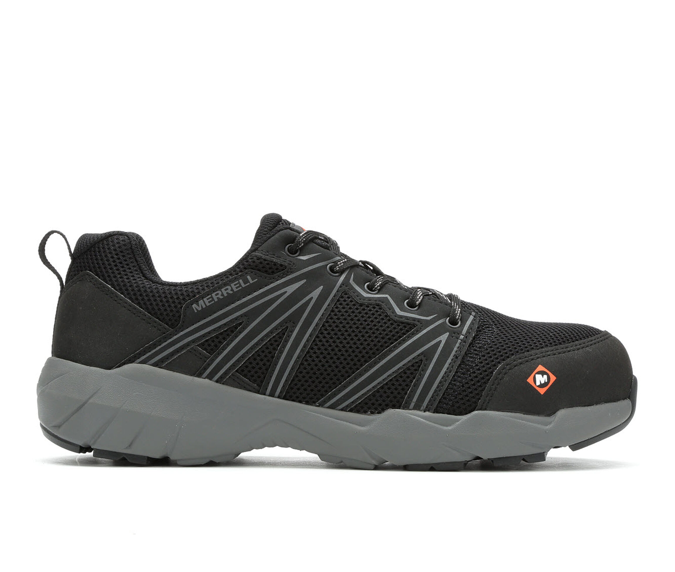 Merrell Work Fullbench Superlite Alloy Toe Men's Boots (Black Canvas)