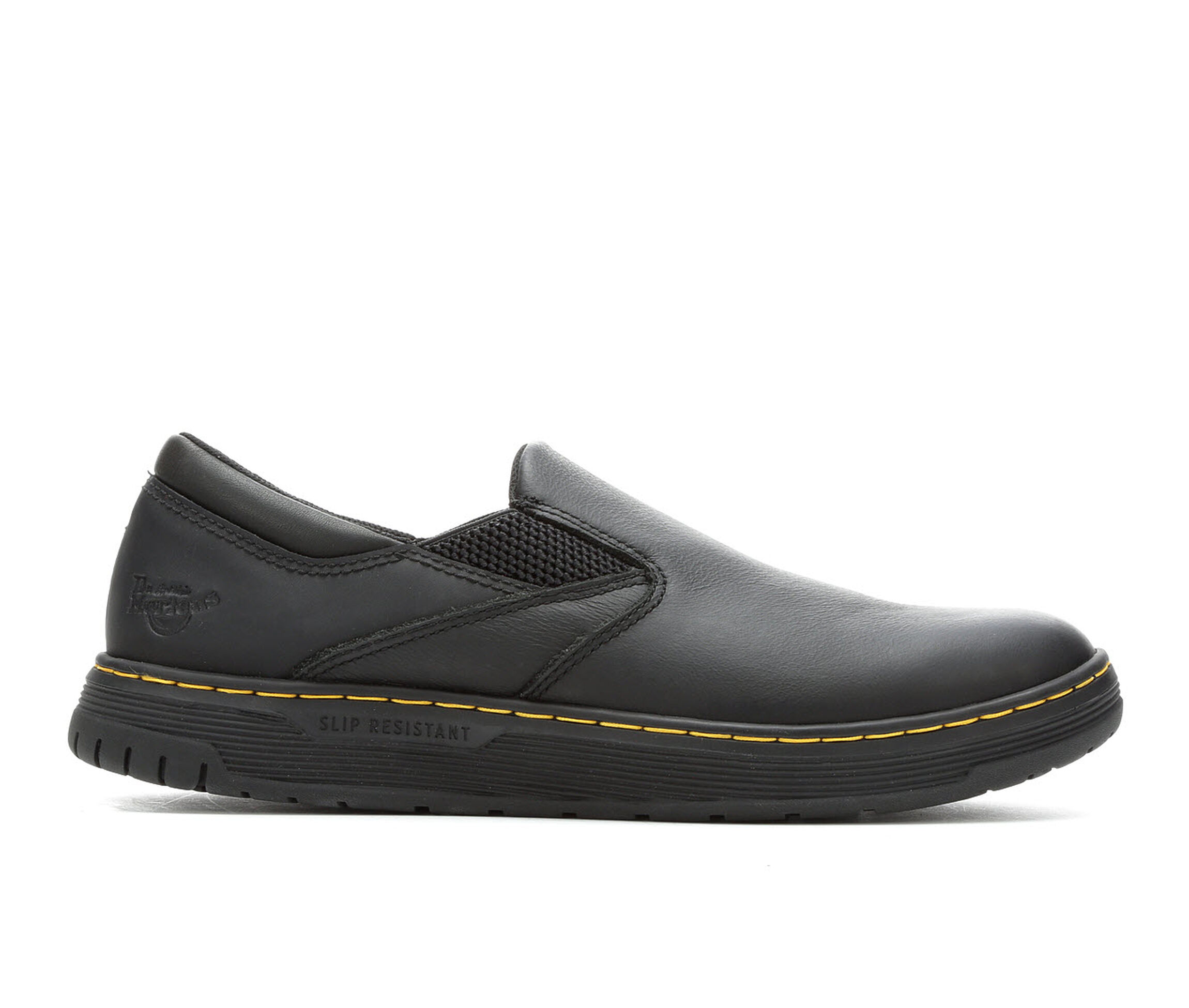 Dr. Martens Industrial Brockley Slip Resistant Men's Boots (Black Leather)