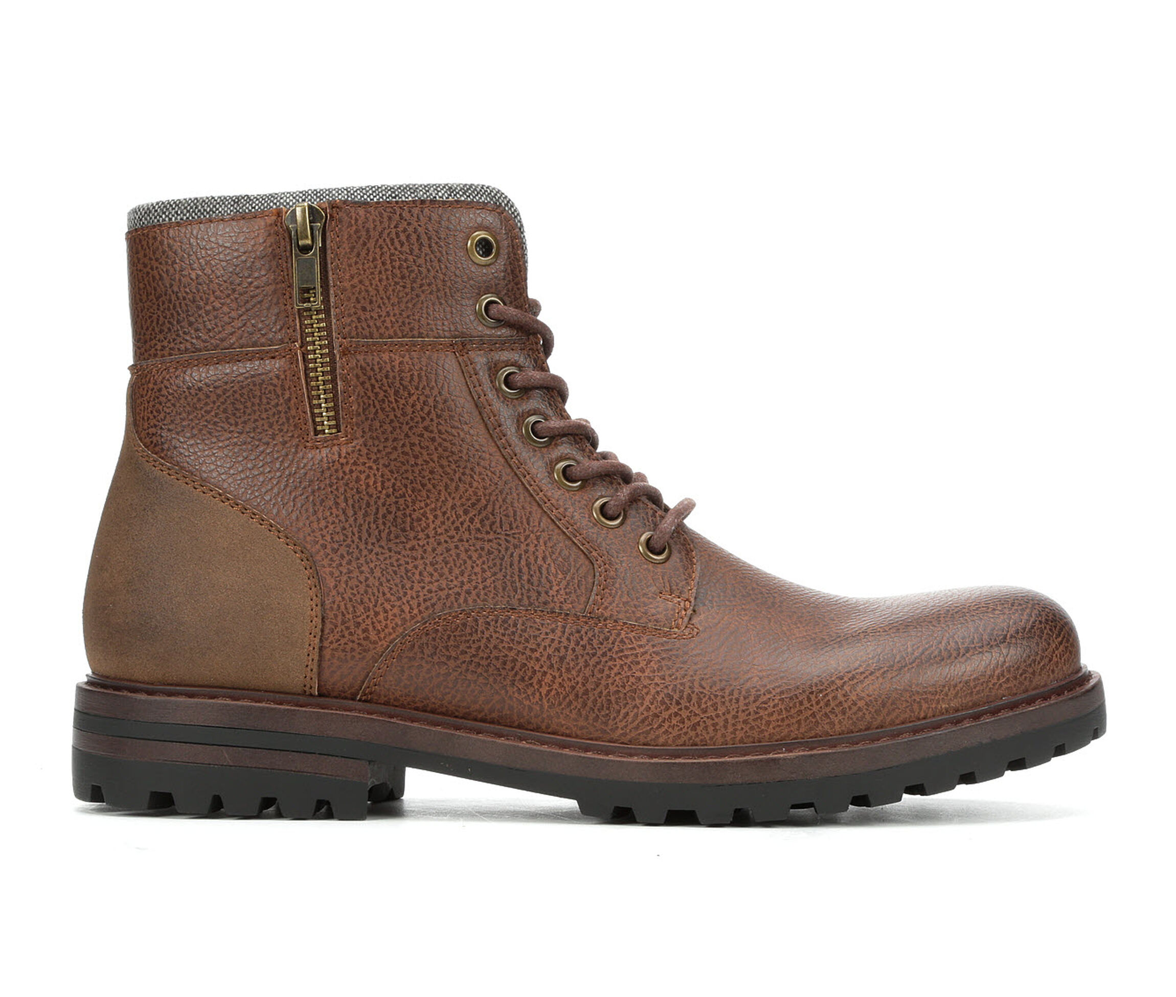 Madden Mansol Men's Boots (Brown Faux Leather)