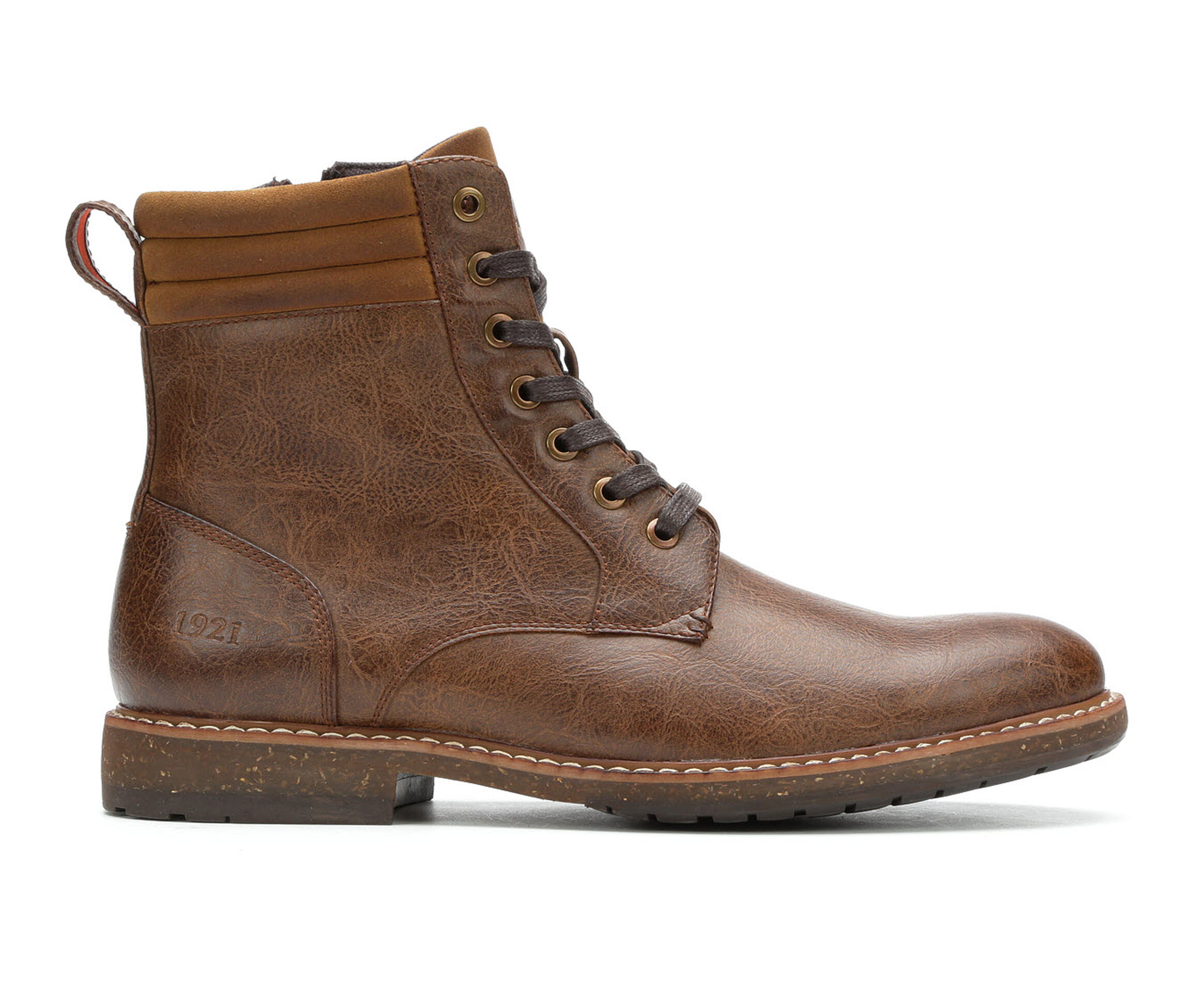 Freeman Jackson Men's Boots (Brown Faux Leather)