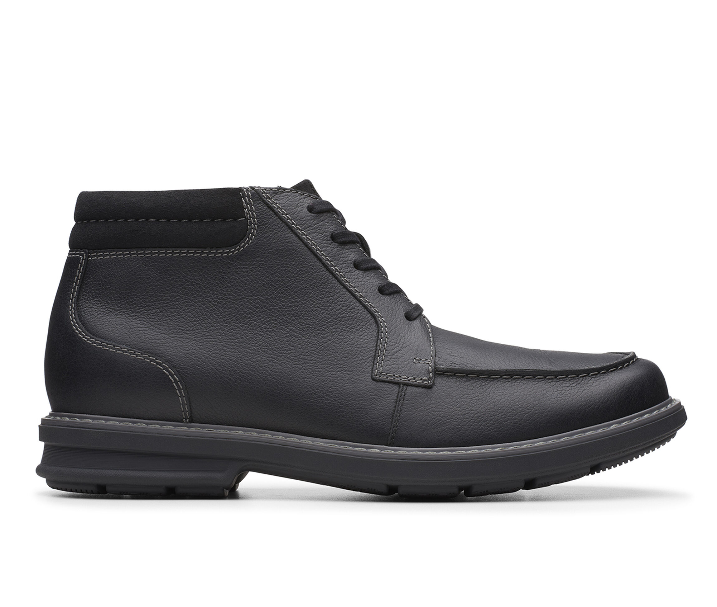 Clarks Rendell Rise Men's Boots (Black Leather)