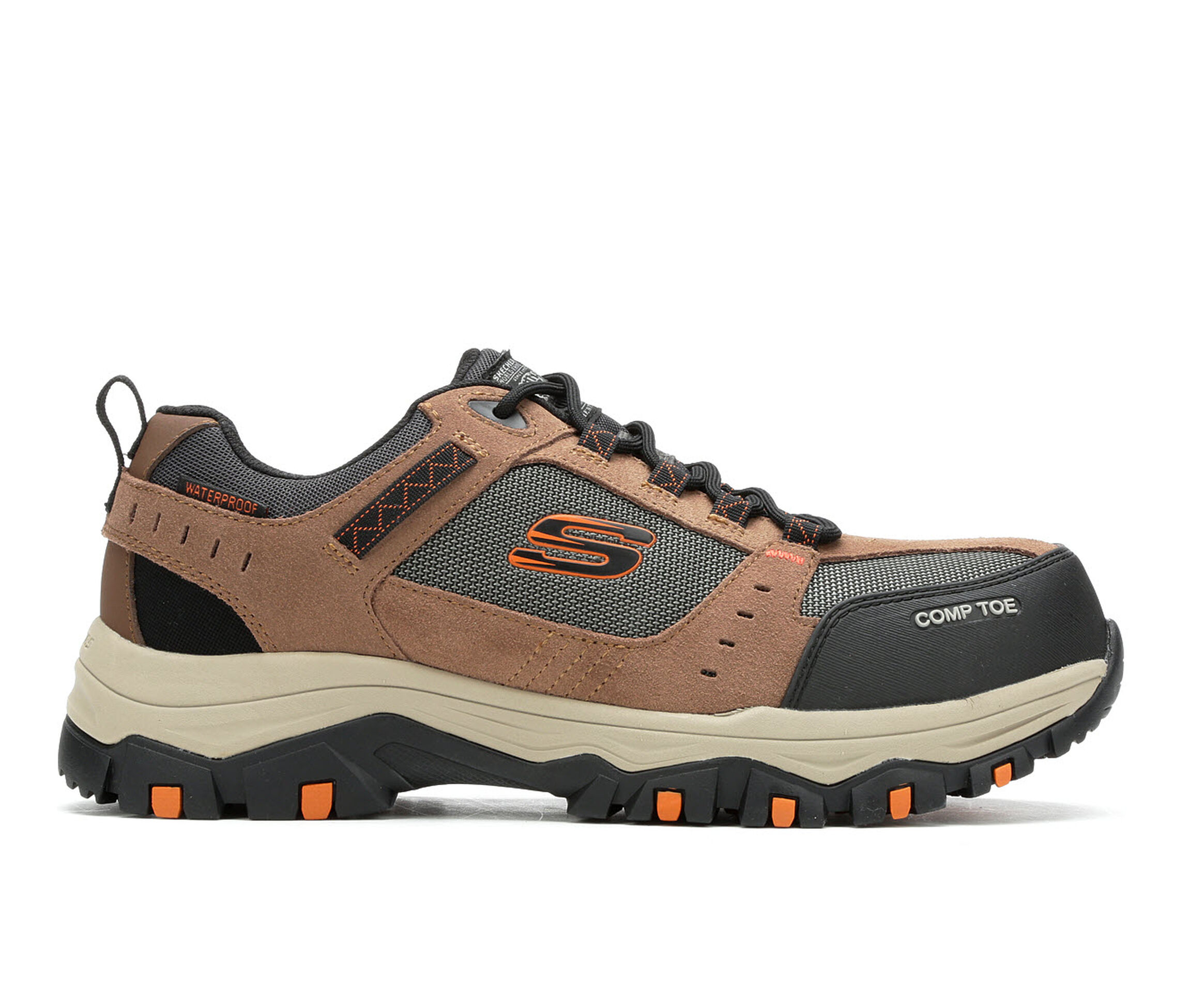 Skechers Work Greetah Men's Boots (Black Leather)