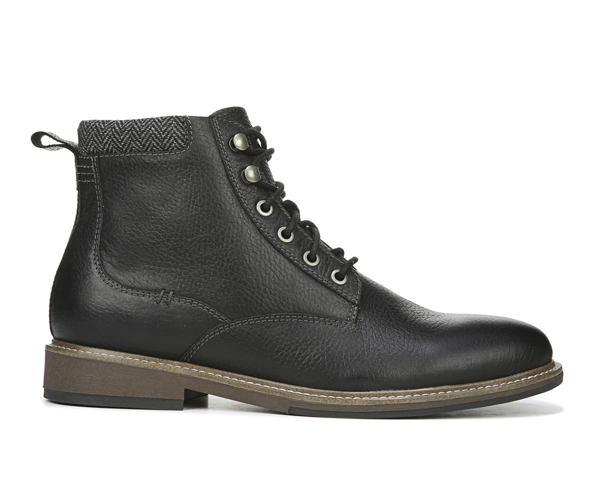 Dr. Scholls Chief Men's Boots (Black Leather)