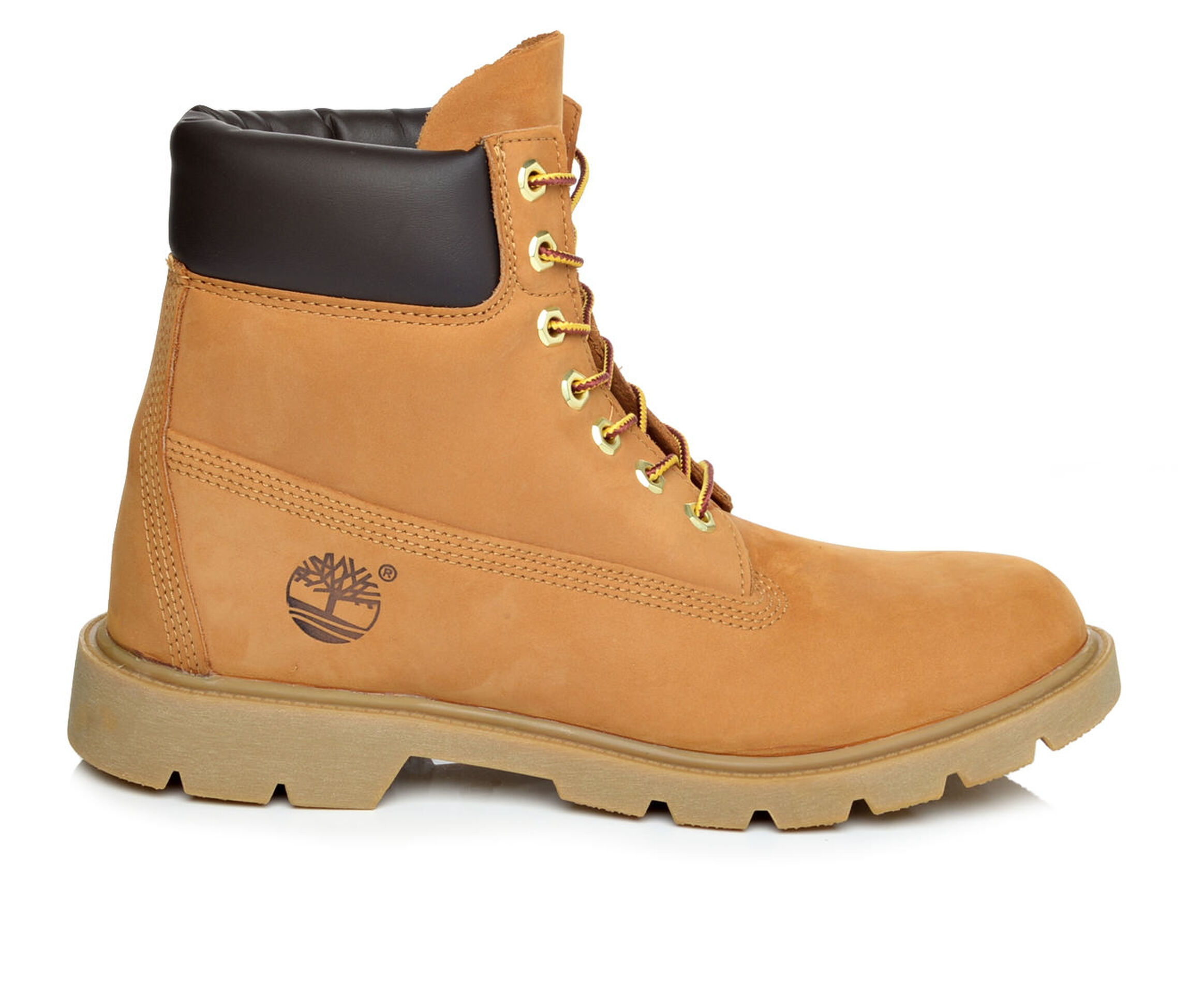 Timberland 18094 6-inch Waterproof Padded Collar Men's Boots (Beige Leather)