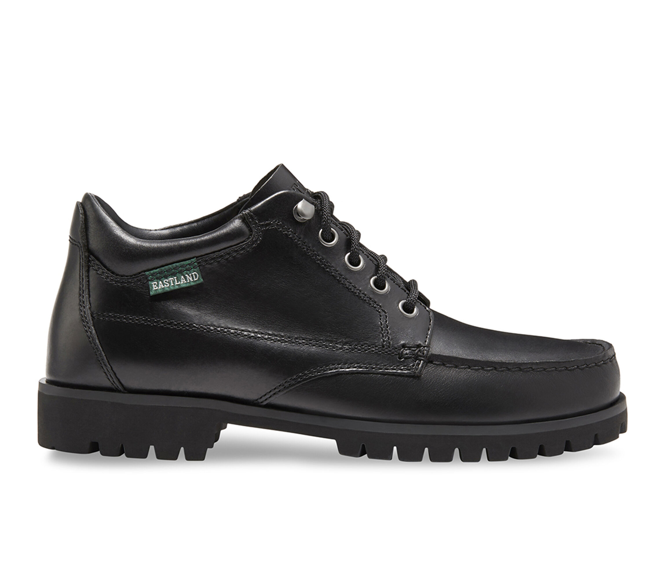 Eastland Brooklyn Moc Toe Men's Boots (Black Leather)