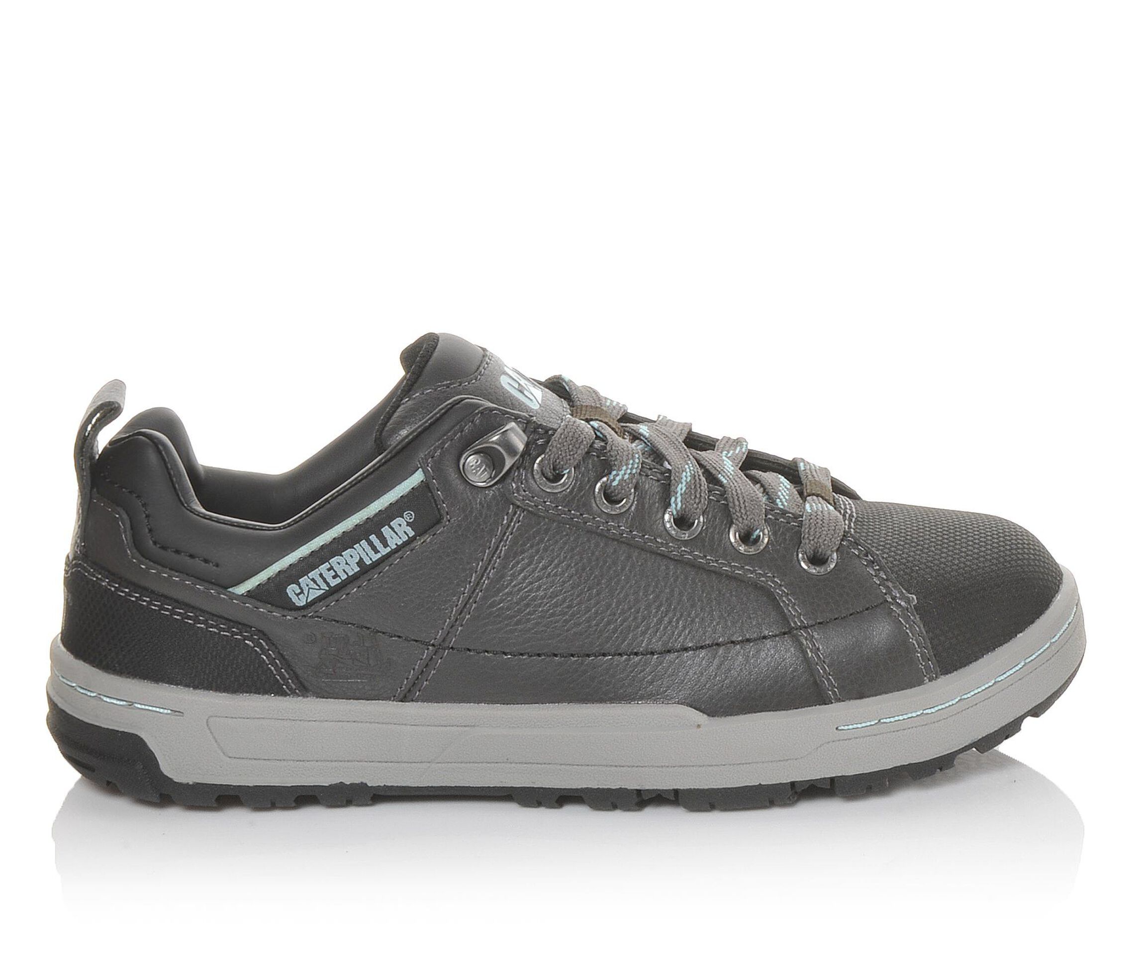 Caterpillar Brode Steel Toe Oxford Men's Boots (Gray Faux Leather)