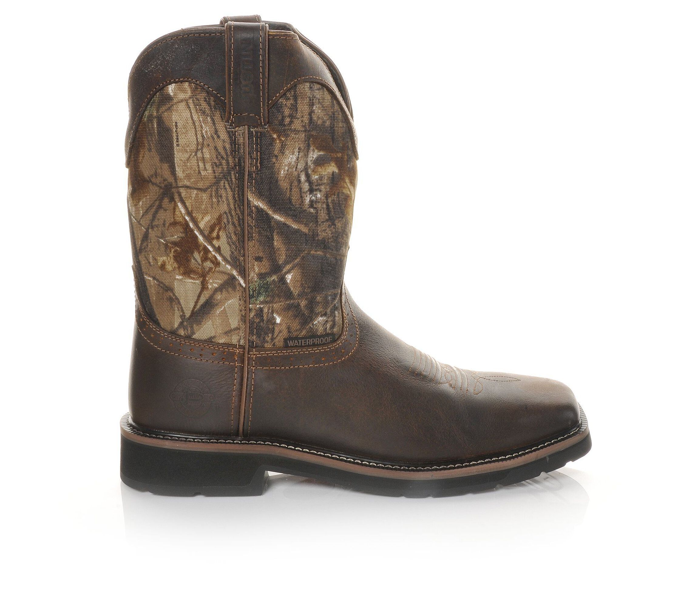 Justin Boots WK4676 Stampede Men's Boots (Brown Leather)