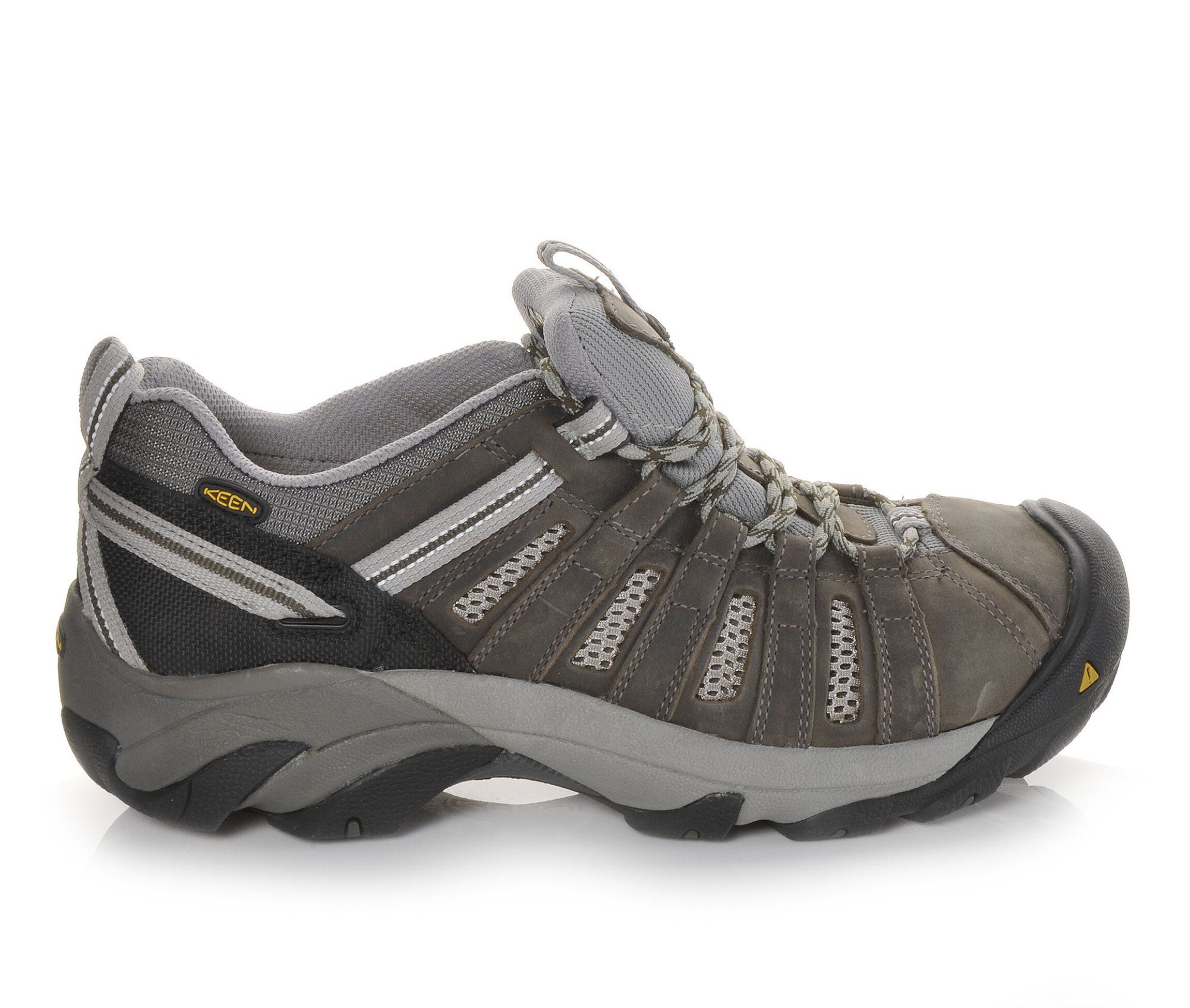 KEEN Utility Flint Low Men's Boots (Brown Leather)