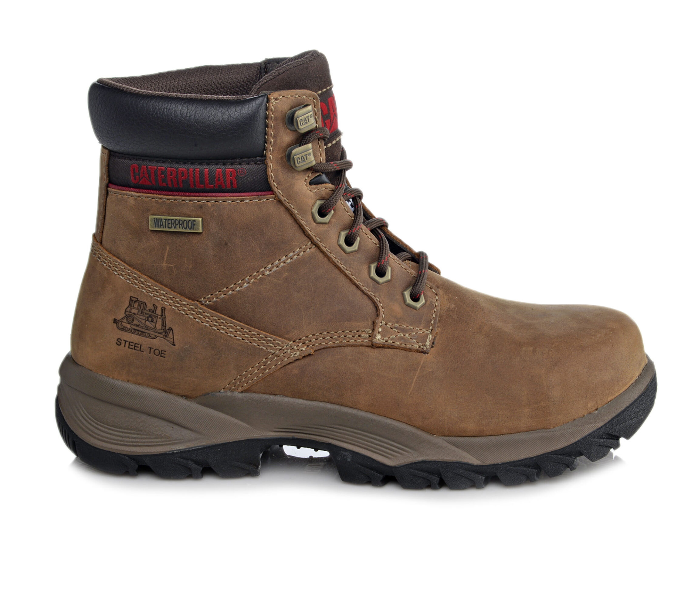 Caterpillar Dryverse 6 In Waterproof Men's Boots (Brown Leather)