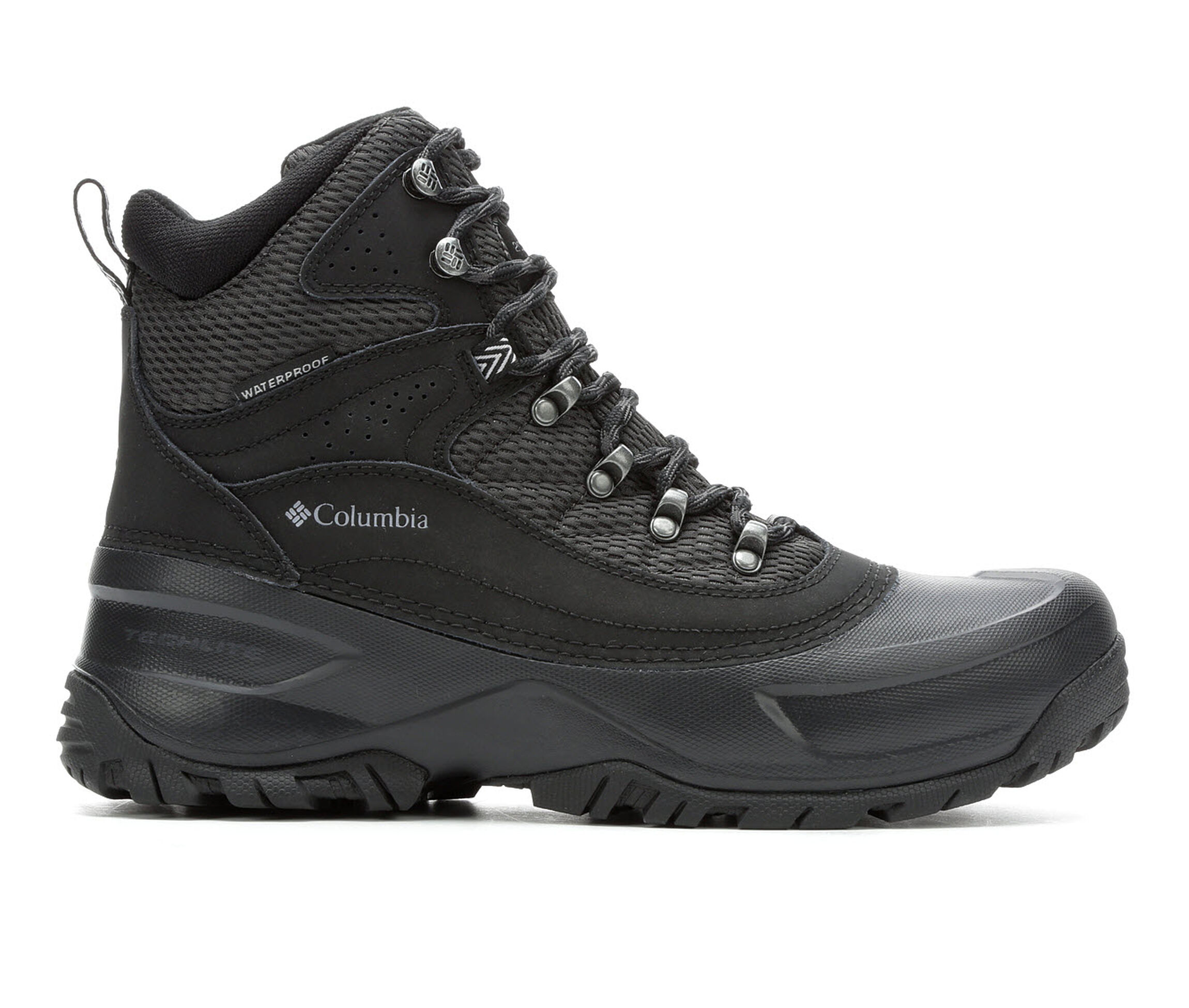 Columbia Snowcross Mid Thermal Coil Waterproof Men's Boots (Black Leather)