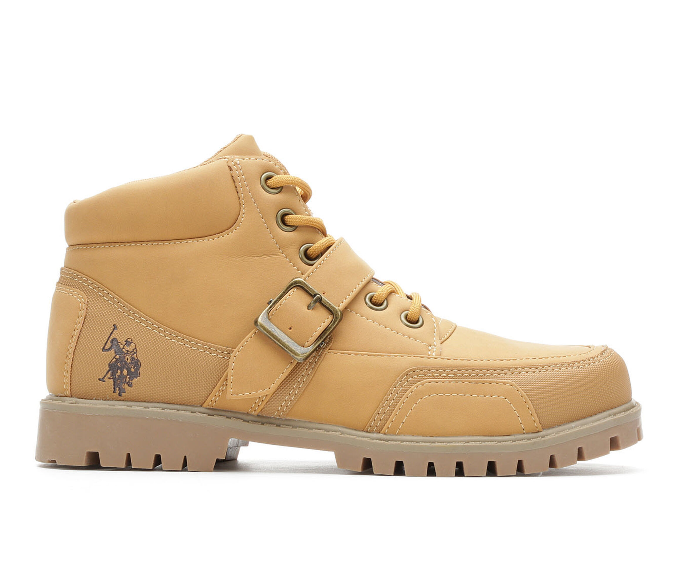 US Polo Assn Andes Men's Boots (Beige Faux Leather)