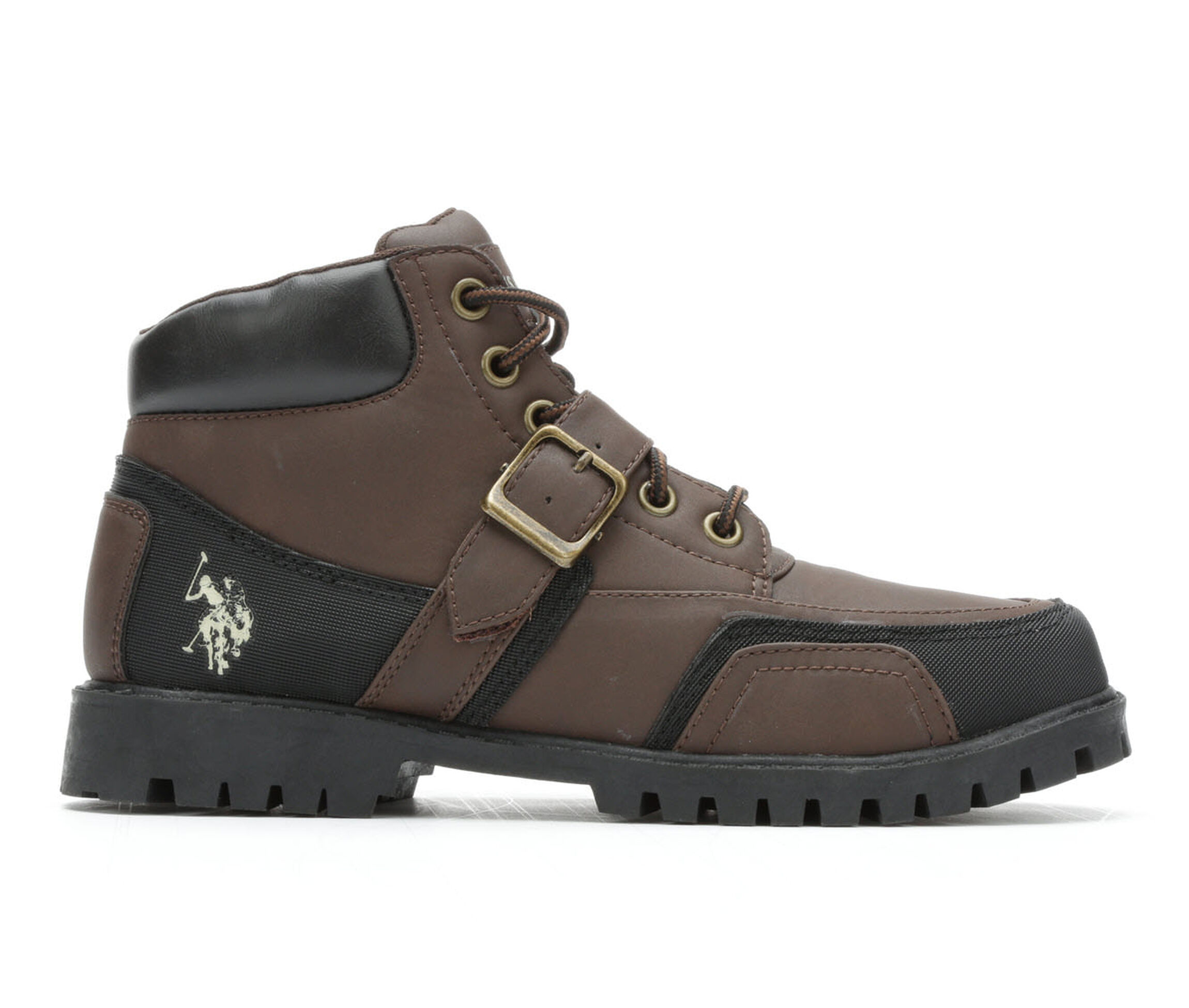 US Polo Assn Andes Men's Boots (Brown Faux Leather)