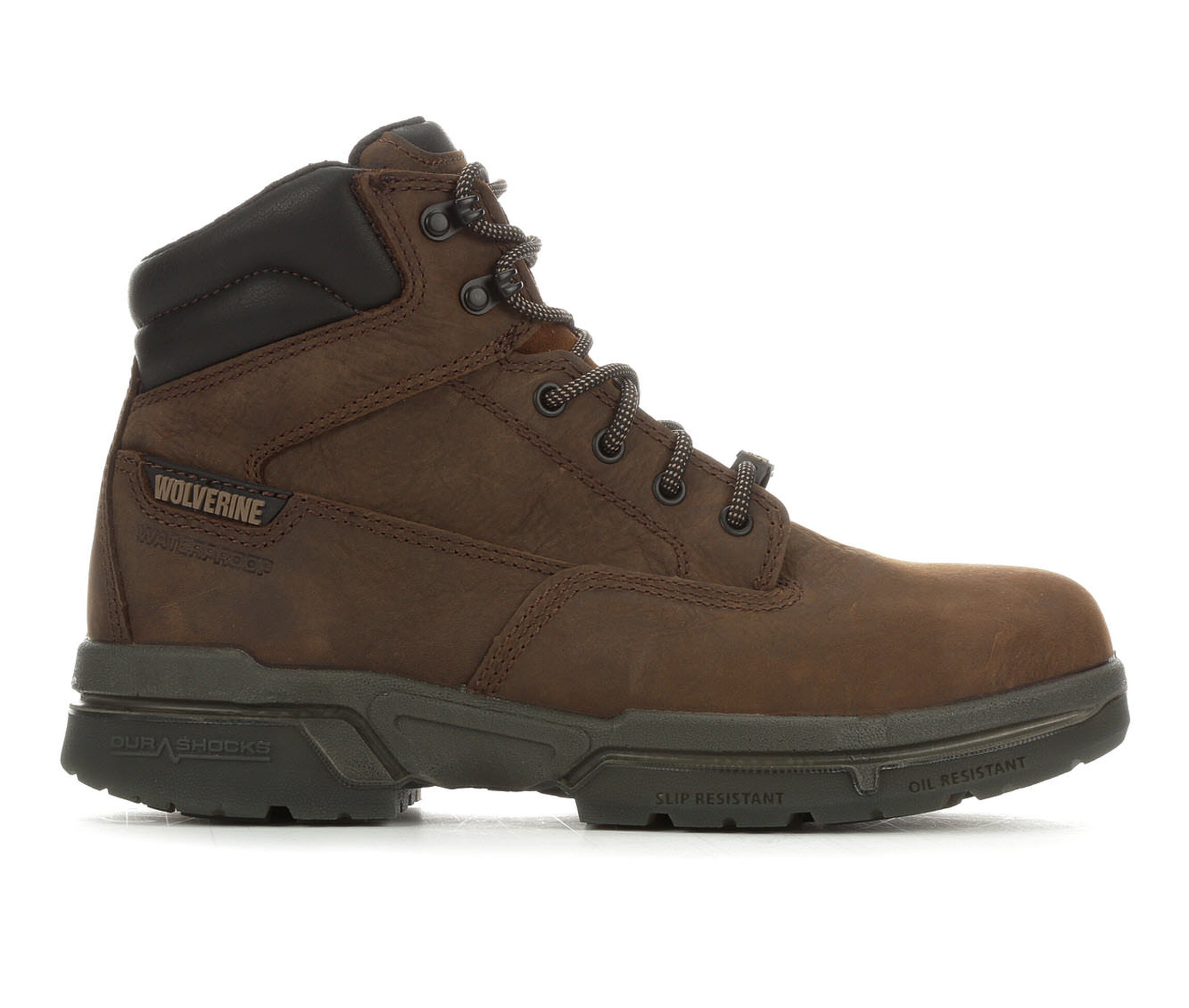 Wolverine I-80 Durashock Steel Toe Men's Boots (Brown Leather)