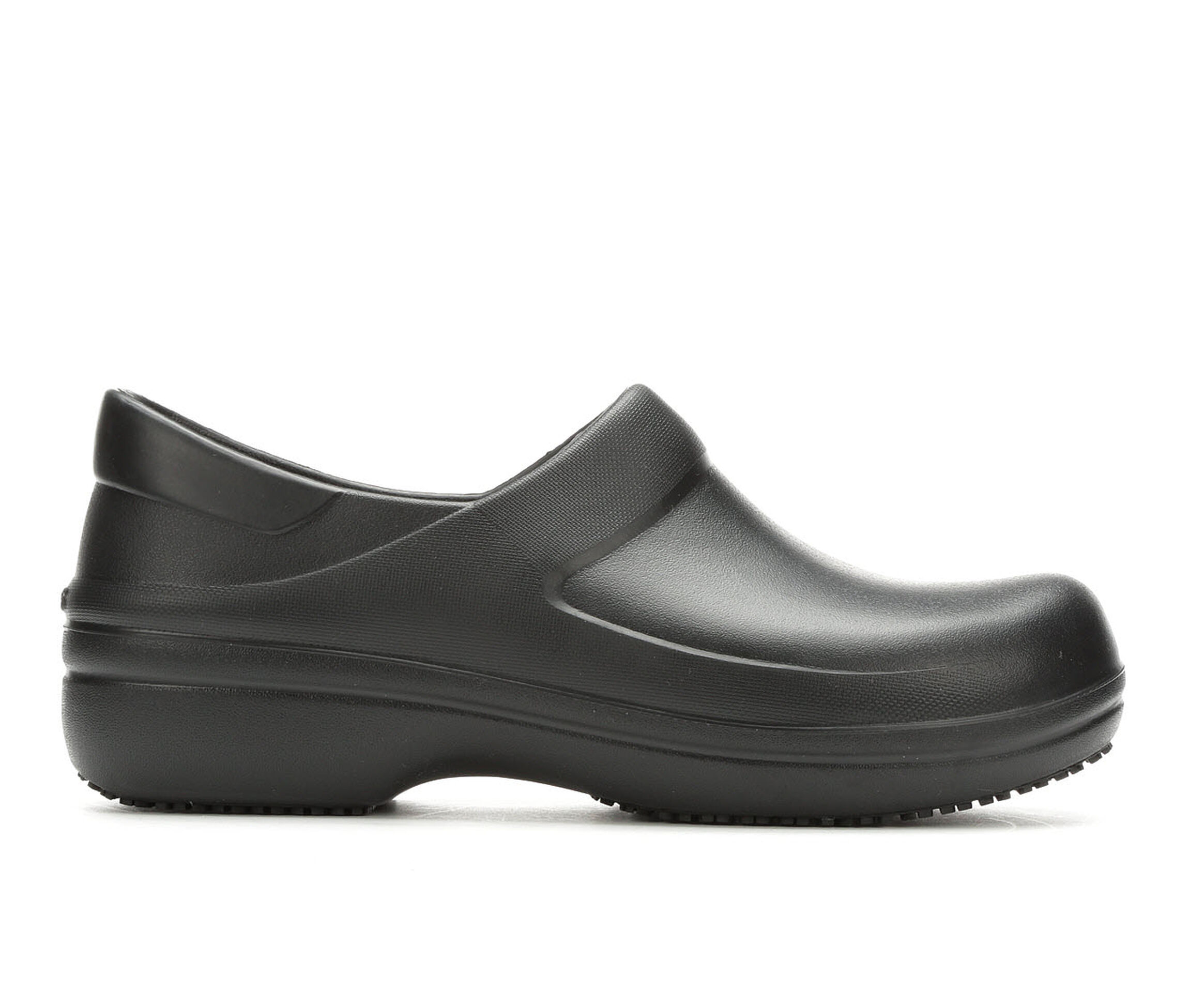 Crocs Work Neria Pro II Clog Men's Boots (Black Faux Leather)