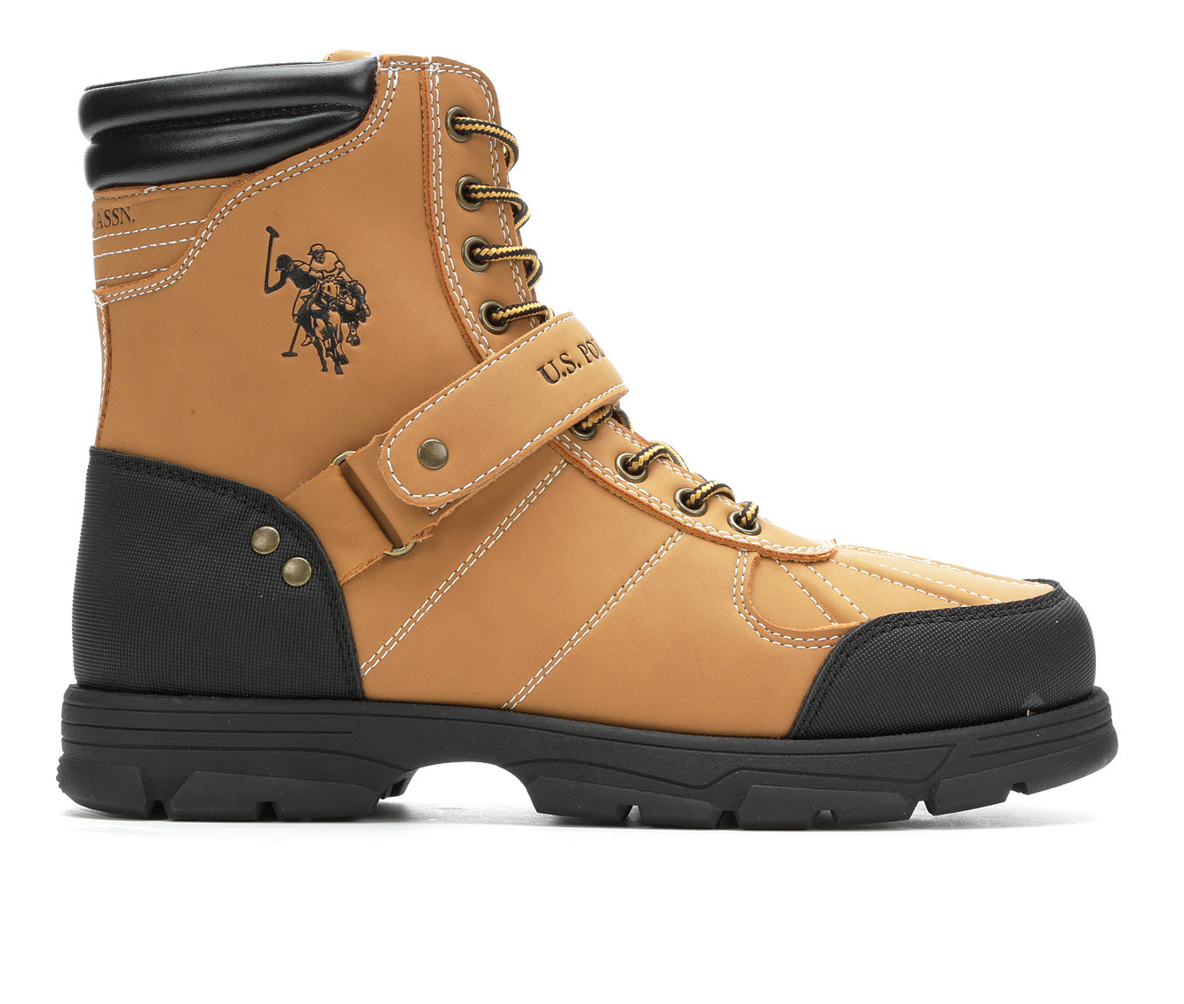 US Polo Assn Connor Men's Boots (Beige Faux Leather)