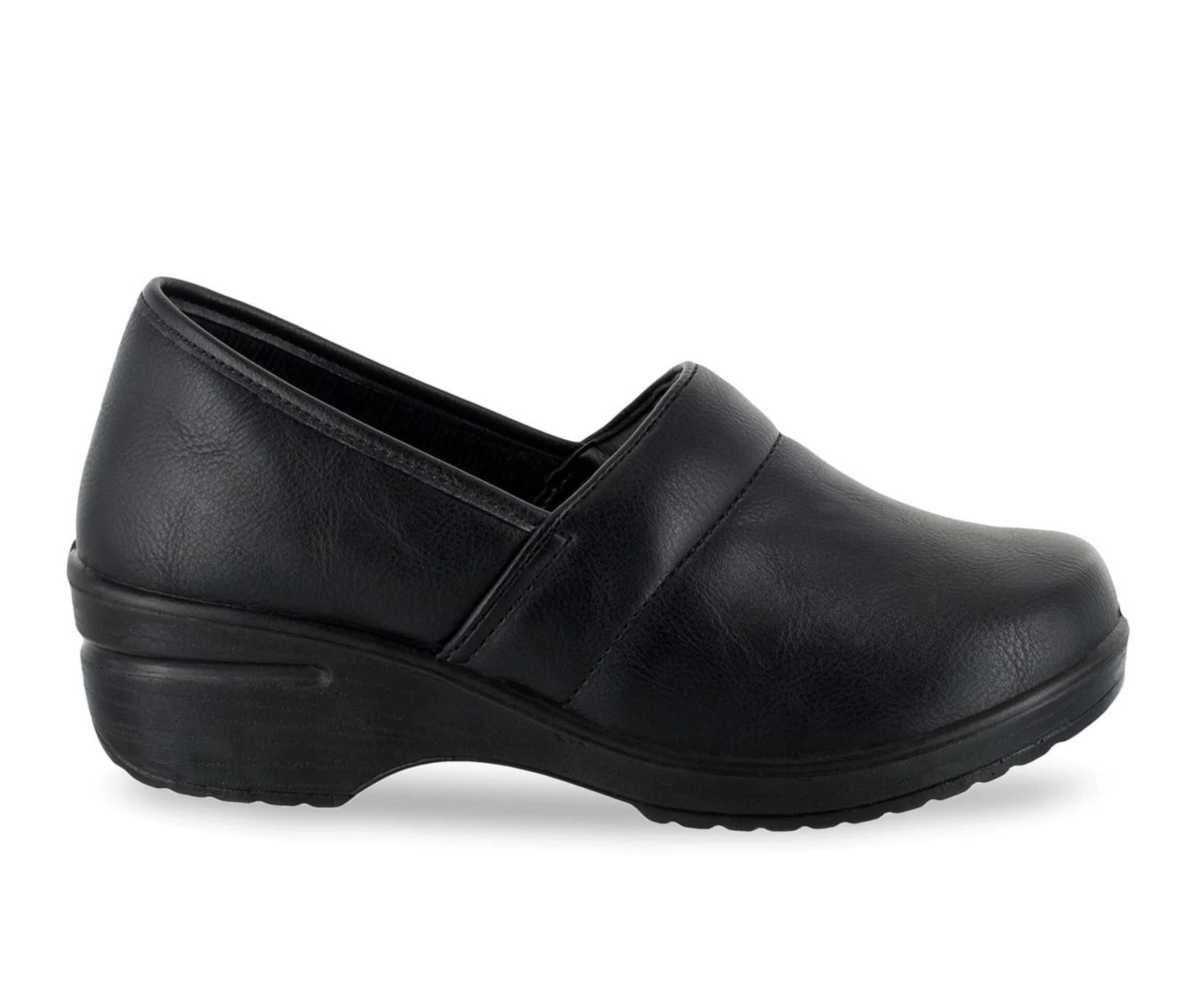 Easy Works by Easy Street Lyndee Men's Boots (Black Leather)