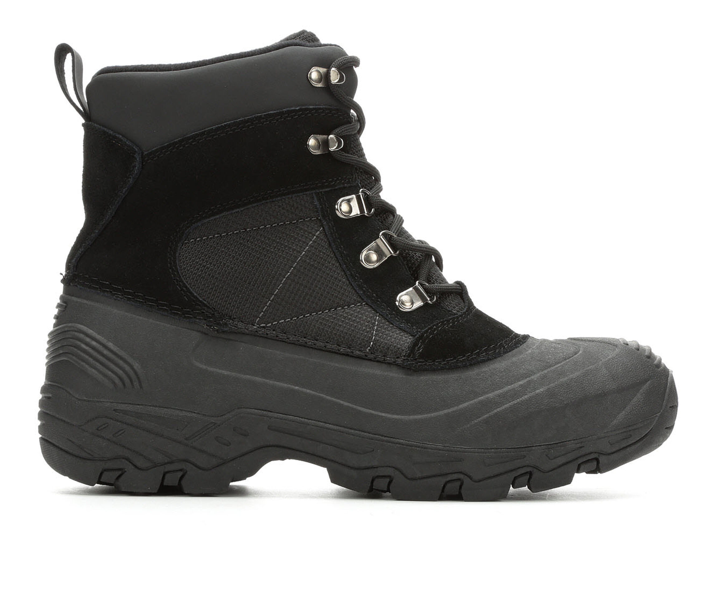 London Fog Woodside Men's Boots (Black Faux Leather)