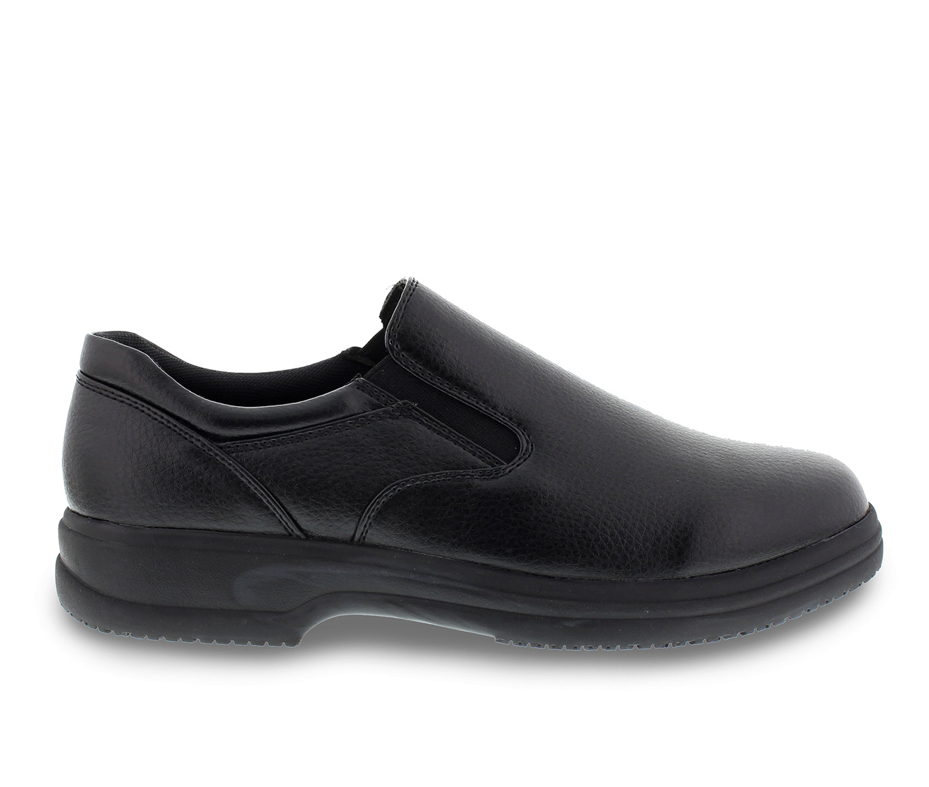 Deer Stags Manager Slip-Resistant Men's Boots (Black Faux Leather)