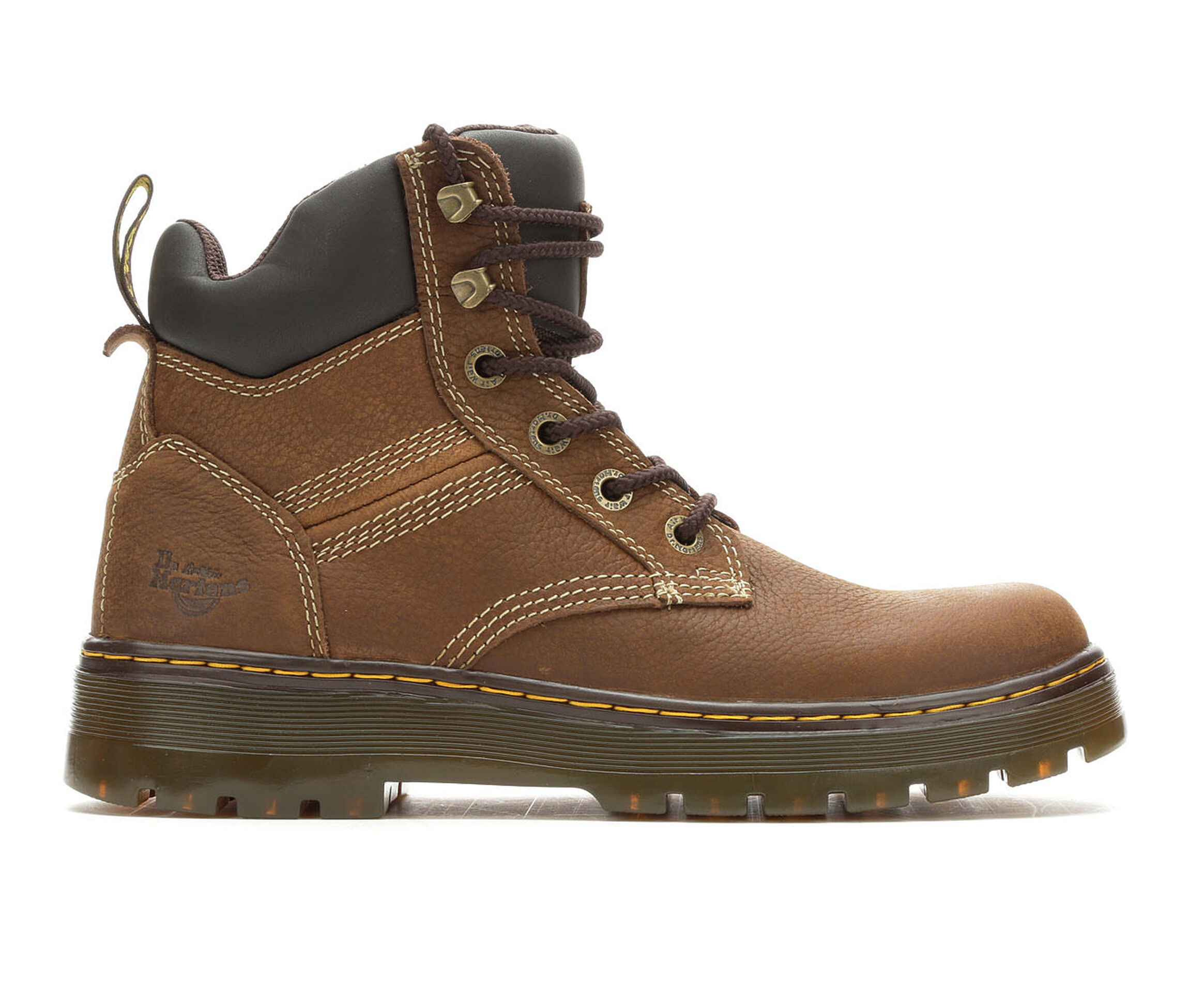 Dr. Martens Industrial Gabion Men's Boots (Brown Leather)