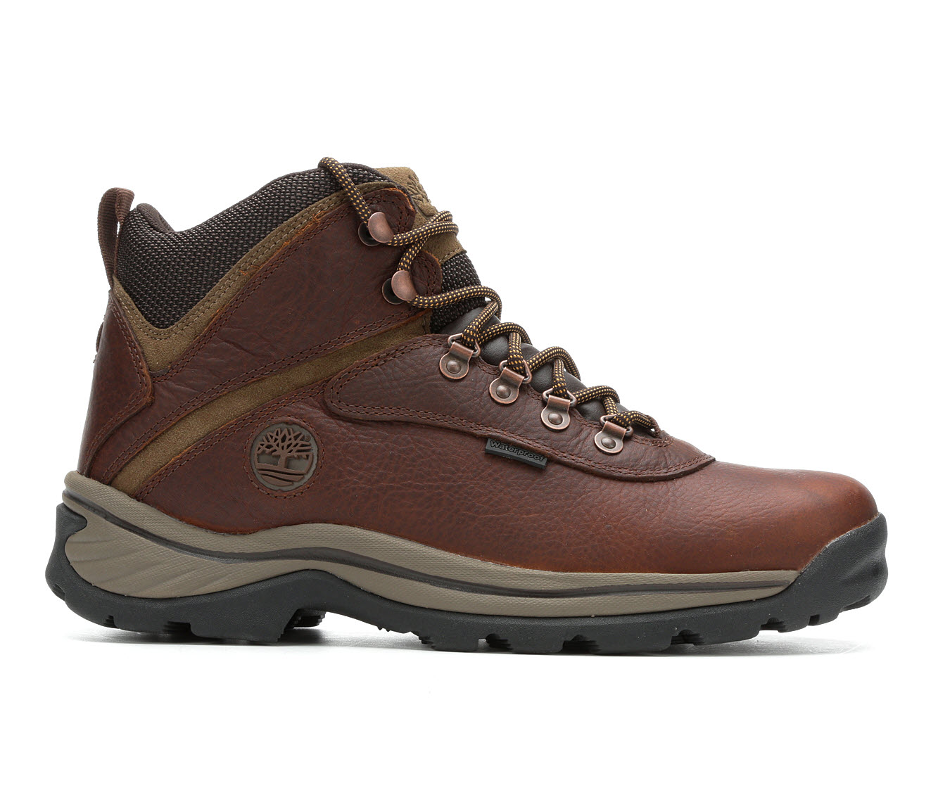 Timberland White Ledge Waterproof Men's Boots (Brown Leather)